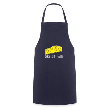 Dies ist Käse - Kochschürze - Navy - Vorne - AI Model Male 185 dark (185cm)