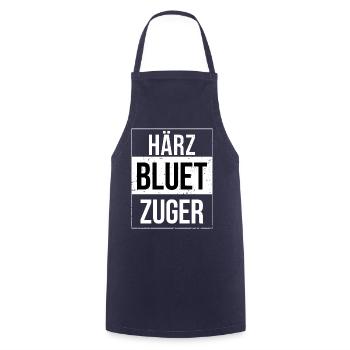 Härzbluetzuger Zug Schweiz Zuger - Kochschürze - Navy - Vorne - AI Model Male 185 dark (185cm)