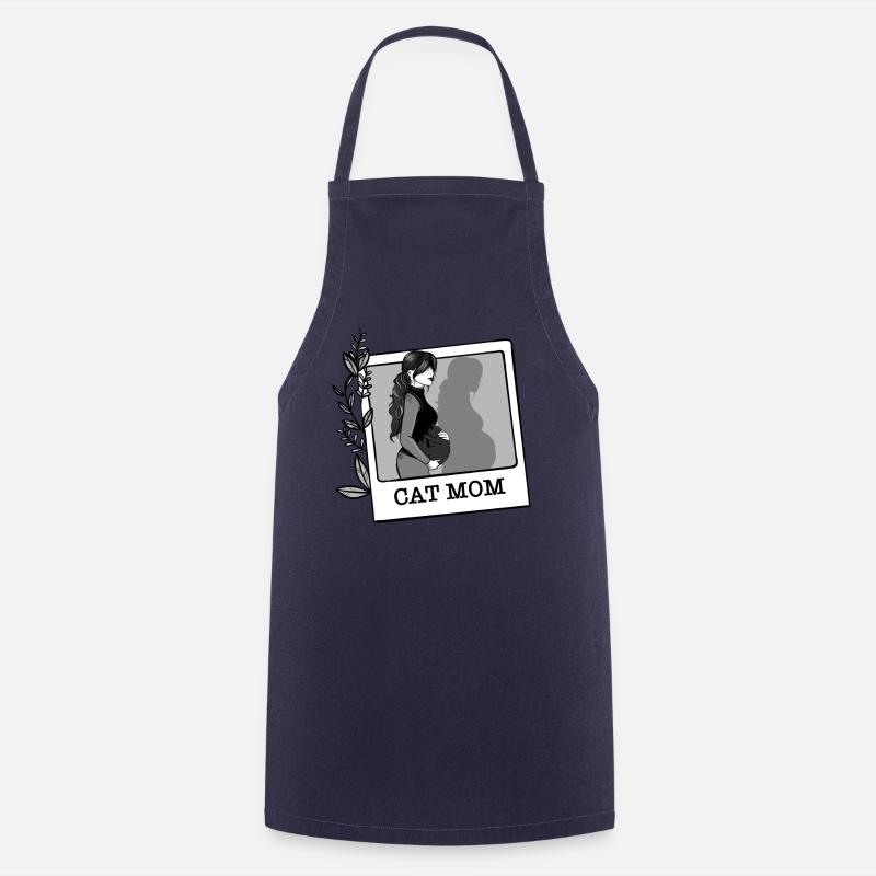 CHAT Maman - Tablier de cuisine - marine