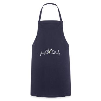 Ebike e-bike pedelec gift bicycle eMTB - Cooking Apron - navy - Front - AI Model Male 185 dark (185cm)