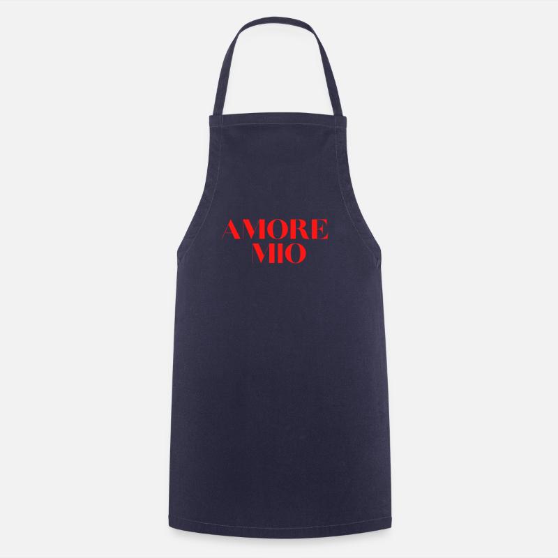 AMORE MIO Geschenkidee und T-Shirt - Kochschürze - Navy