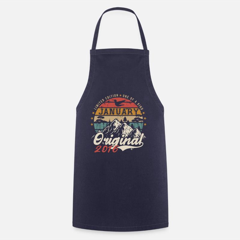 Januar 2016 Jubiläumsgeschenk - Januar 2016 - Kochschürze - Navy