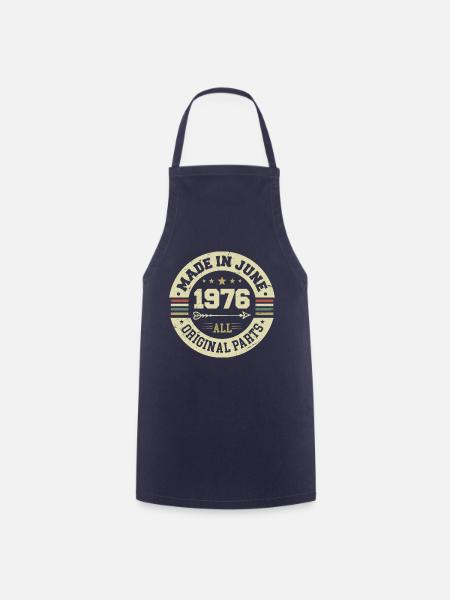 Juin 1976 Cadeau d’anniversaire juin 1976 Juin 1976 - Tablier de cuisine - marine