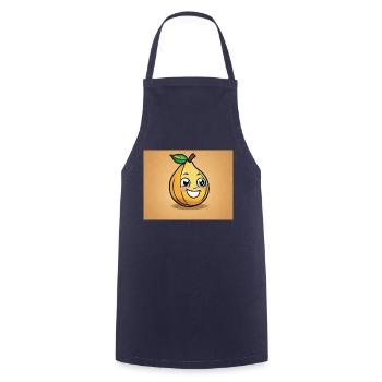 Pear - Cooking Apron - navy - Front - AI Model Male 185 dark (185cm)