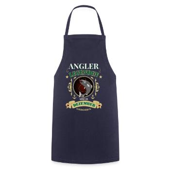 Angler Dezember Legenden - Kochschürze - Navy - Vorne - AI Model Male 185 dark (185cm)