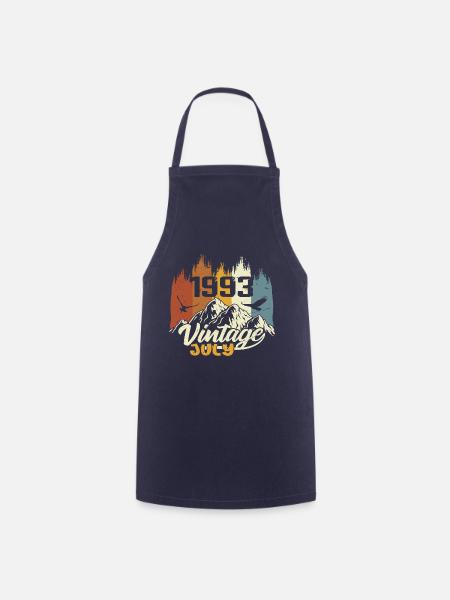 Vintage Juillet 1993 Cadeau d’anniversaire Juillet 1993 - Tablier de cuisine - marine