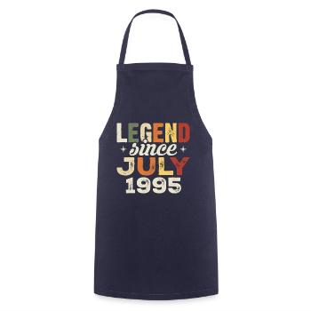 Juillet 1995 Cadeau d’anniversaire Juillet 1995 Anniversaire - Tablier de cuisine - marine - Devant - AI Model Male 185 dark (185cm)