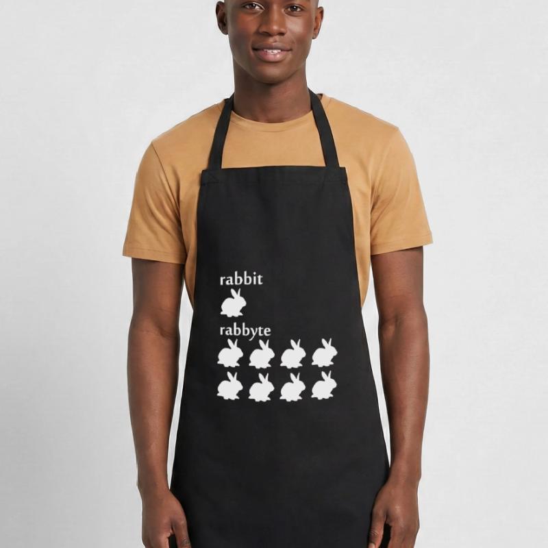 Programmer computer scientist byte rabbit gift Cooking Apron
