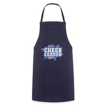 CheerLeader explosion - Cooking Apron - navy - Front - AI Model Male 185 dark (185cm)