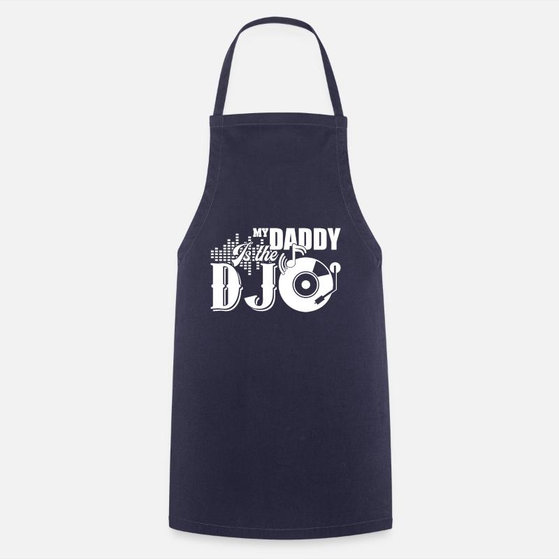Mon papa est le DJ - Tablier de cuisine - marine