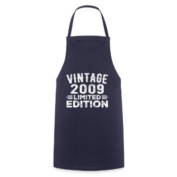 Year of manufacture 2009 Year of birth Year of birth 2009 vintage - Cooking Apron - navy - Front - AI Model Male 185 dark (185cm)