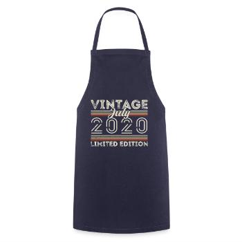 Juli 2020 Juli Geburtstagsgeschenk Juli 2020 - Kochschürze - Navy - Vorne - AI Model Male 185 dark (185cm)