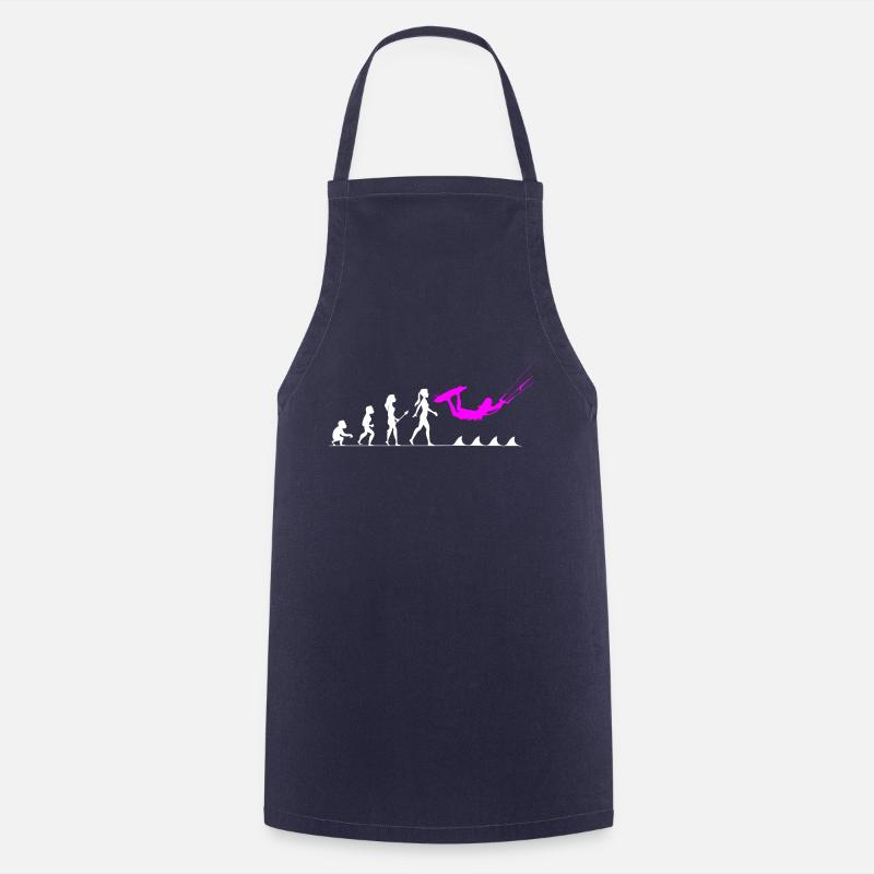 The evolution to a kitesurfer - Cooking Apron - navy