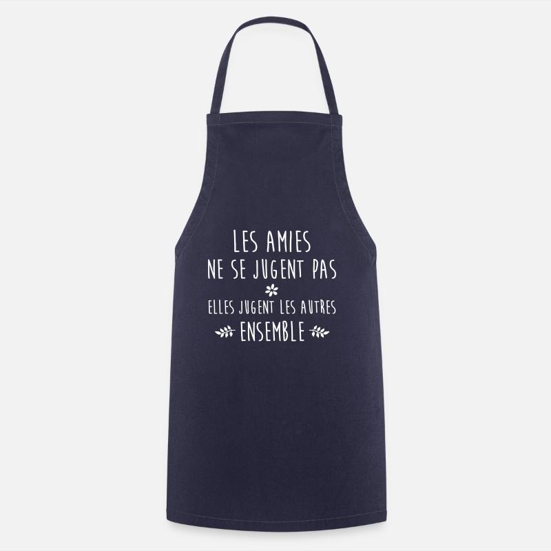 Les amies - Tablier de cuisine - marine