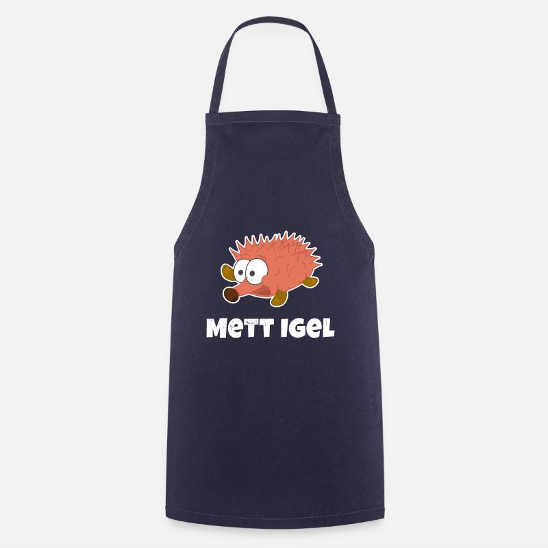 Mettigel - Helles Design - Kochschürze - Navy