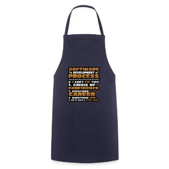 Processus de développement logiciel, programmation - Tablier de cuisine - marine - Devant - AI Model Male 185 dark (185cm)