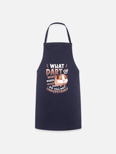 Wheek Wheek Wheek, cobaye - Tablier de cuisine - marine