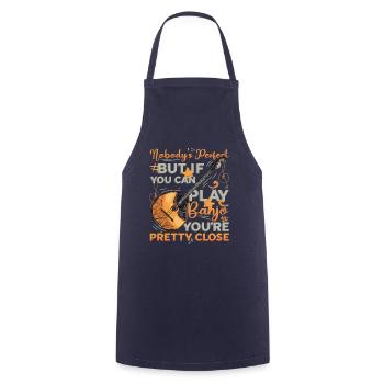 Perfect Banjo Player, Love To Play Banjo - Cooking Apron - navy - Front - AI Model Male 185 dark (185cm)
