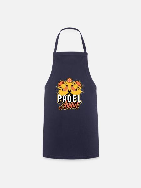 Padel-süchtiger, Padel-tennis - Kochschürze - Navy