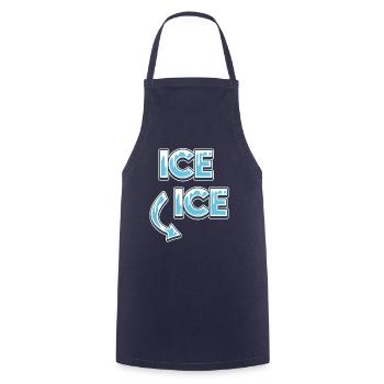 Pregnancy Announcement - Cooking Apron - navy - Front - AI Model Male 185 dark (185cm)