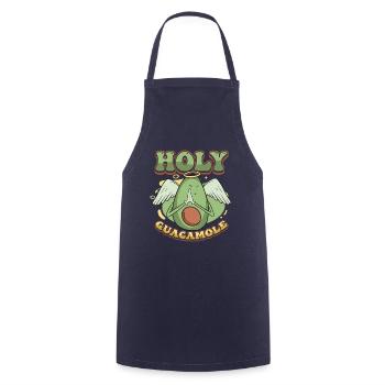 Sacred guacamole funny avocado - Cooking Apron - navy - Front - AI Model Male 185 dark (185cm)