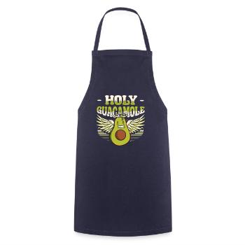 Sacred guacamole funny avocado - Cooking Apron - navy - Front - AI Model Male 185 dark (185cm)