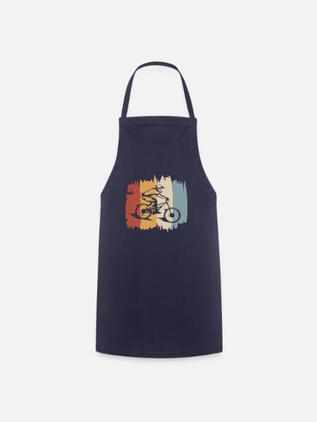 Downhill - Retro Style - Kochschürze - Navy
