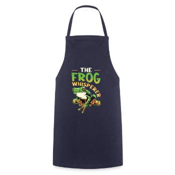 The Frog Whisperer - Cooking Apron - navy - Front - AI Model Male 185 dark (185cm)