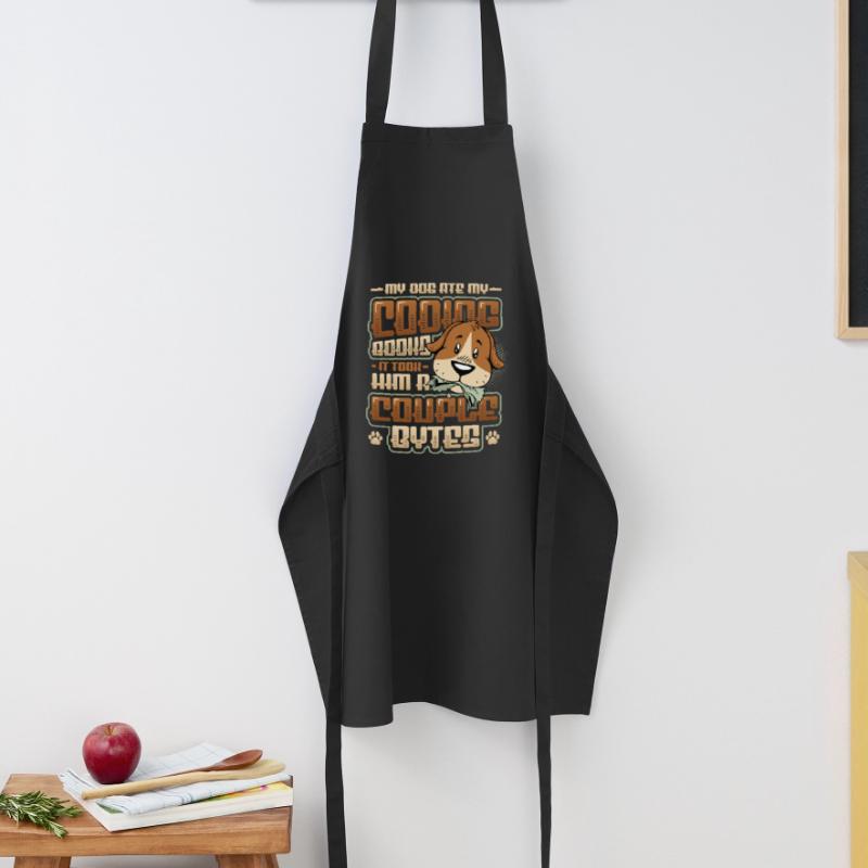 Dog Bytes Code Programmation de blagues informatiques Tablier de cuisine