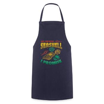 Only one shell left, collector shell. - Cooking Apron - navy - Front - AI Model Male 185 dark (185cm)