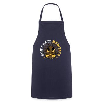 Hassen Sie Nicht Meditieren Sie Kundalini Yoga - Kochschürze - Navy - Vorne - AI Model Male 185 dark (185cm)