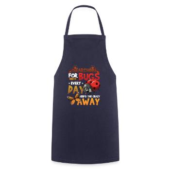 Search for insects - Cooking Apron - navy - Front - AI Model Male 185 dark (185cm)