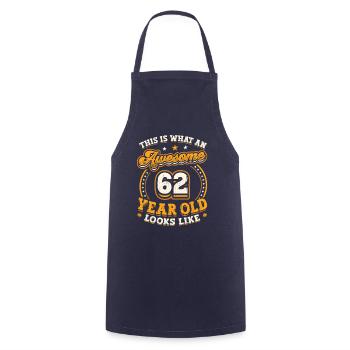 Voilà à quoi ressemble un grand homme de 62 ans. - Tablier de cuisine - marine - Devant - AI Model Male 185 dark (185cm)