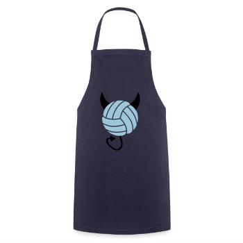 Volleyball Devil - Tablier de cuisine - marine - Devant - AI Model Male 185 dark (185cm)