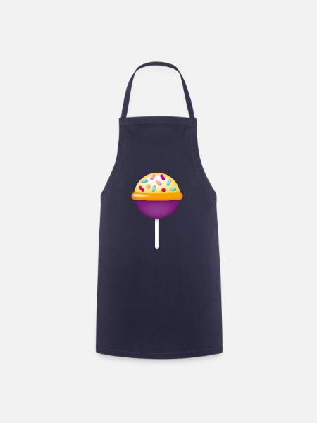 Smiley Lollipop - Kochschürze - Navy