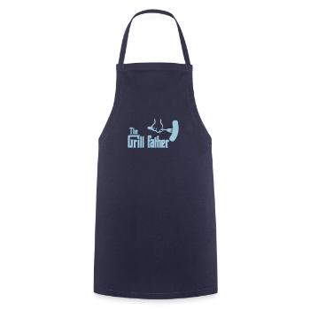 grill father - Tablier de cuisine - marine - Devant - AI Model Male 185 dark (185cm)