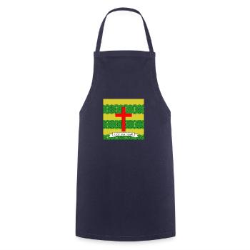 Dunnangall - Cooking Apron - navy - Front - AI Model Male 185 dark (185cm)