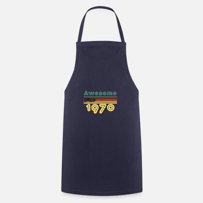 Awesome since 1970 - Cooking Apron - navy