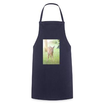 Fauve de cerf (Capreolus capreolus, cerf, faon, fauve) - Tablier de cuisine - marine - Devant - AI Model Male 185 dark (185cm)