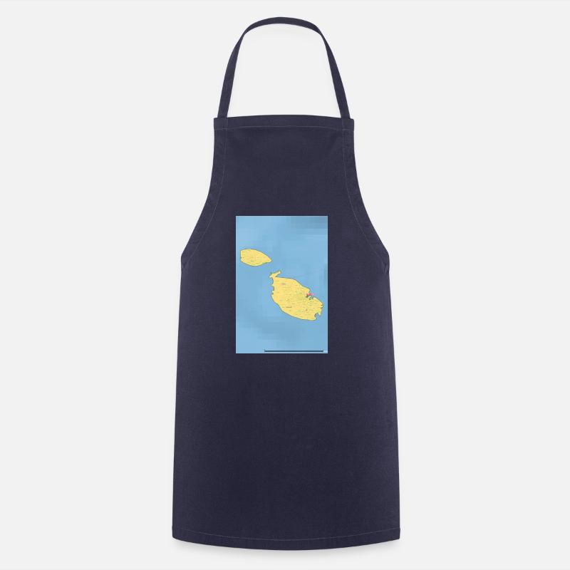 Malte Carte - Tablier de cuisine - marine