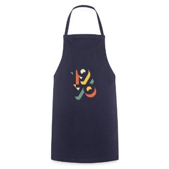 1967 Birthday Vintage Gift - Cooking Apron - navy - Front - AI Model Male 185 dark (185cm)