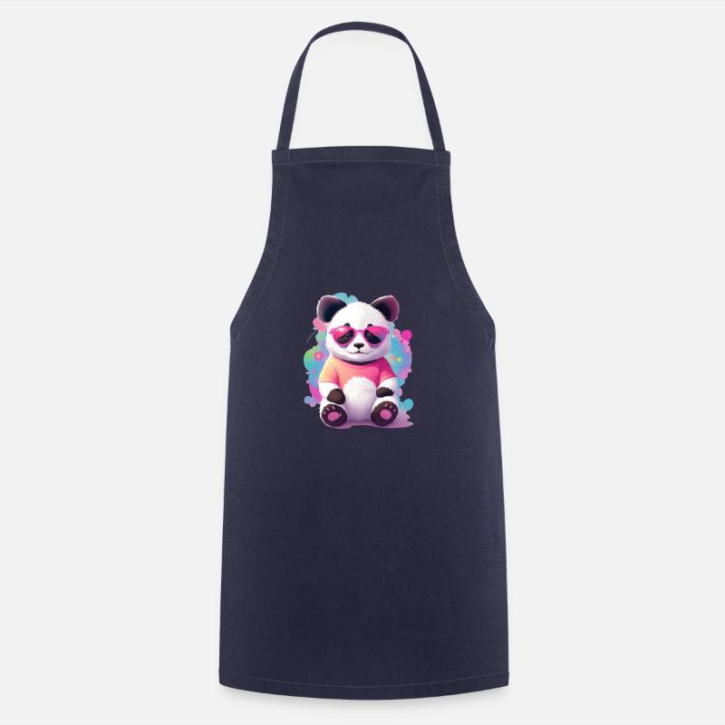 Panda - Cooking Apron - navy