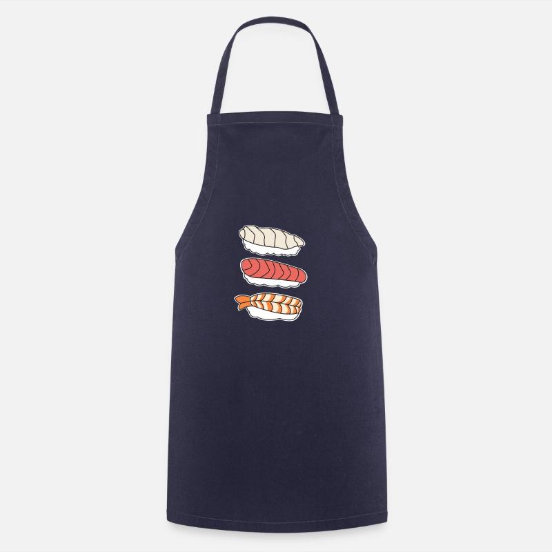 Sushi - Tablier de cuisine - marine