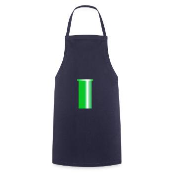 Mario - Cooking Apron - navy - Front - AI Model Male 185 dark (185cm)