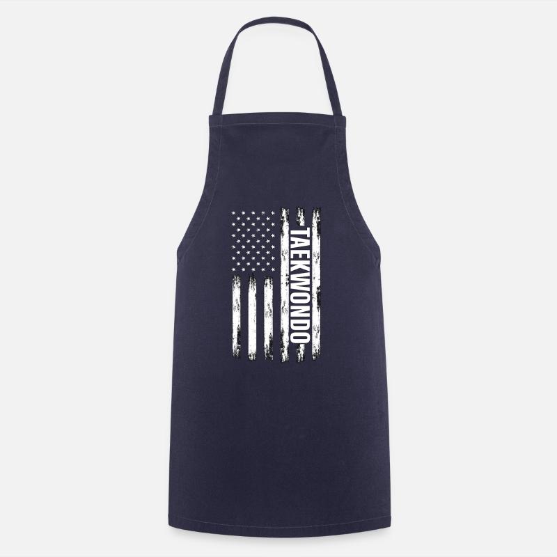 Taekwondo - Tablier de cuisine - marine