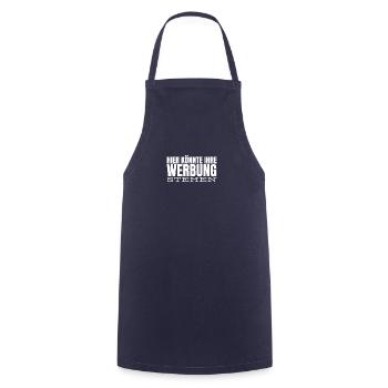 Werbung - Kochschürze - Navy - Vorne - AI Model Male 185 dark (185cm)