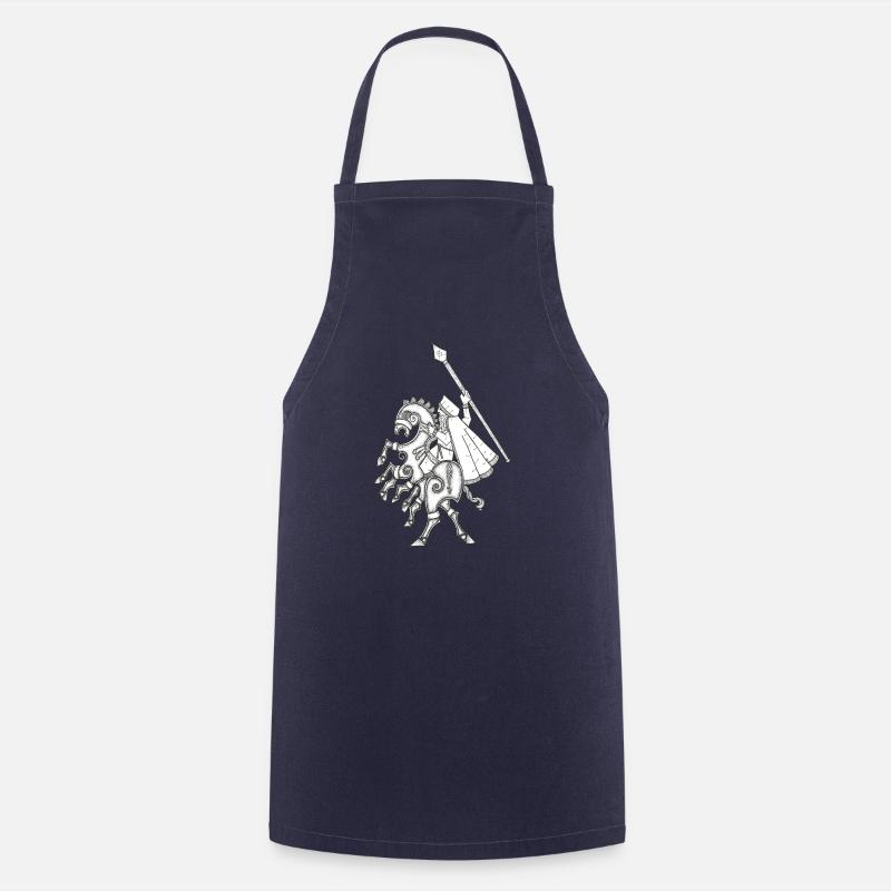 Odin, Reiten Sleipnir - Kochschürze - Navy