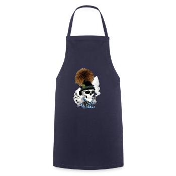 Bayern-skull - Cooking Apron - navy - Front - AI Model Male 185 dark (185cm)