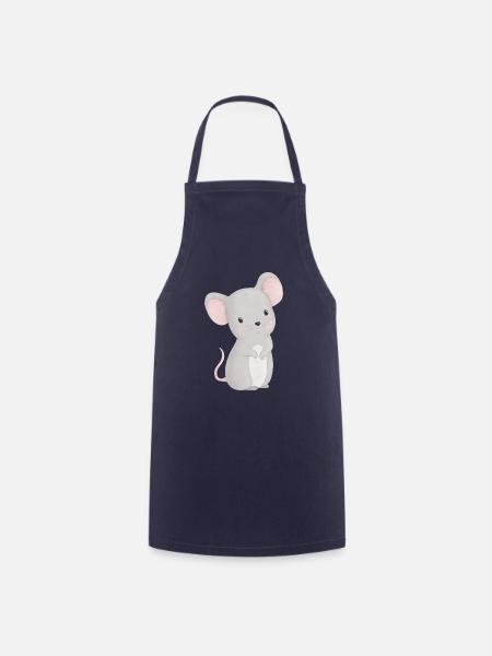 Maus - Kochschürze - Navy