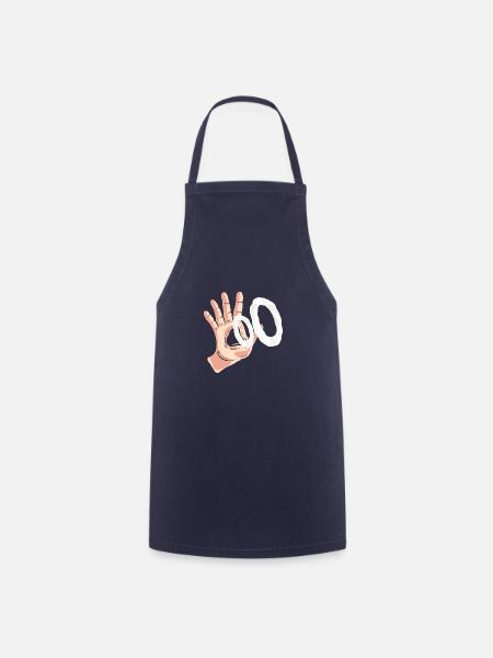 Vaping Hand Nikotinabhängig Geschenk - Kochschürze - Navy